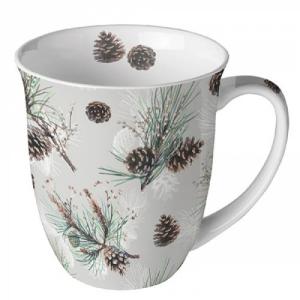 AMB.38416470 Pine Cone All Over porcelánbögre 0,4L