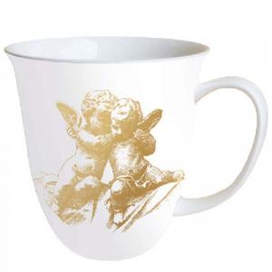 AMB.38416700 Classic Angels Gold porcelánbögre 0,4L