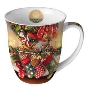 AMB.38417980 Hanging stocking porcelánbögre 0,4l