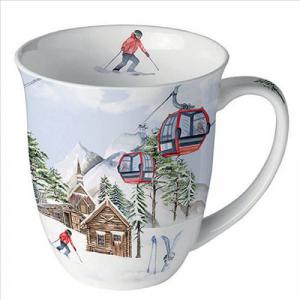 AMB.38418855 Ski hut porcelánbögre 0,4l