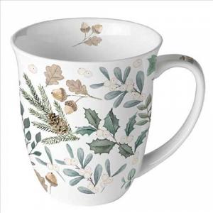 AMB.38419040 Collection of leaves porcelánbögre 0,4l
