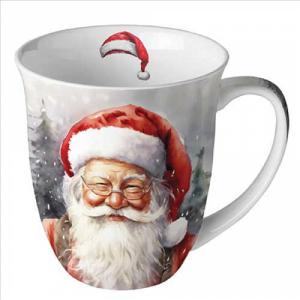 AMB.38419075 Happy Santa porcelánbögre 0,4l