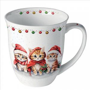 AMB.38419105 Funny cute kittens porcelánbögre 0,4l