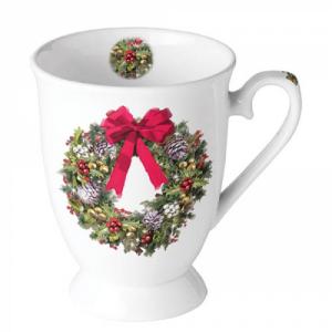 AMB.38716550 Bow On Wreath porcelánbögre 0,25L