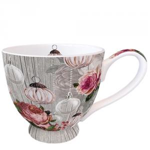 AMB.38814690 Roses and Baubles porcelánbögre 0,45L