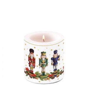 AMB.39218090 Bearded nutcracker ávilágítós gyertya 8x7,5cm