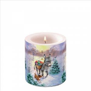 AMB.39218840 Gifts delivery ávilágítós gyertya 8x7,5cm