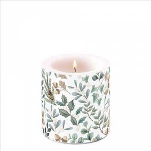 AMB.39219040 Collection of leaves átvilágítós gyertya 8x7,5cm