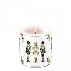 AMB.39219990 Royal nutcrackers átvilágítós gyertya 8x7,5cm