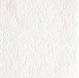 Ambiente 12504925 Elegance White papírszalvéta, kisebb, 25x25cm,15db-os