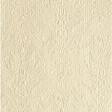 Ambiente 12504926 Elegance Cream papírszalvéta, kisebb, 25x25cm,15db-os