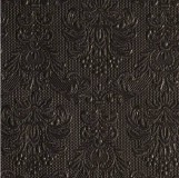 Ambiente 12504930 Elegance Black papírszalvéta kisebb, 25x25cm, 15db-os