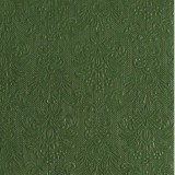 Ambiente 14004939 Elegance dark green papírszalvéta nagy, 40x40cm, 15db-os