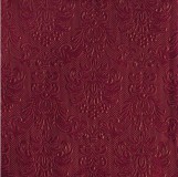 Ambiente 14005519 Elegance bordeaux papírszalvéta nagy,  40x40cm, 15db-os