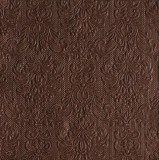 Ambiente 14007031 Elegance brown papírszalvéta, nagy, 40x40cm,15db-os