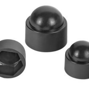 Anyatakaró kupak hatlapú M16 anyákra, műanyag, 50db Anyasapka, fekete, szürke, fehér