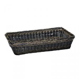 APS polyrattan kosár szögletes GN 1/1 53x32,5x10cm SBARNA-FEKETE