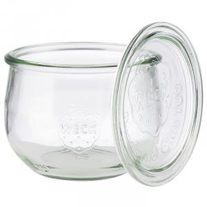 APS üveg kínáló+tető 11x9cm 6db 58cl WECK