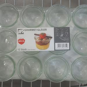 APS WECK üveg kínáló pohár, 6x5,5cm, 12db, 8cl,