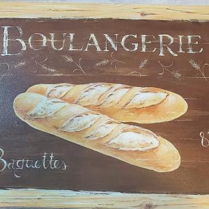 ARC műanyag reggeliző alátét, 45X30 cm, Boulangerie baguettes, 5095059