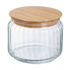 ARC NOVA POT 0,5 l üveg, bambusz tetővel 8,6×10,5 cm