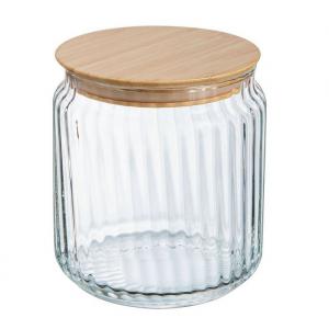 ARC NOVA POT 0,75 l üveg, bambusz tetővel 11,7×10,5 cm