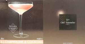 Arcoroc Chef&Sommelier; Champagne & Coctail kehely, 30 cl, 6 db,