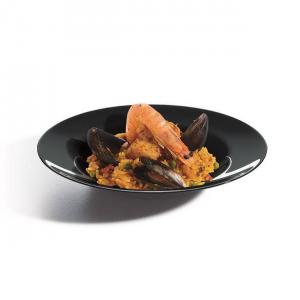 Arcoroc EVOLUTIONS BLACK pasta tányér 28,5 cm, fekete, üveg