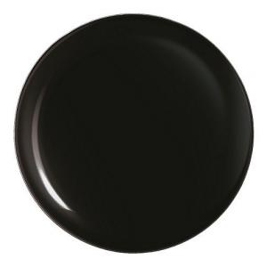 Arcoroc EVOLUTIONS BLACK pizza tányér 32cm, fekete, üveg