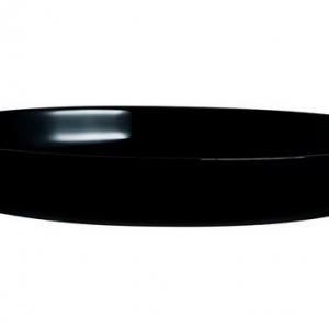 Arcoroc FRIENDS TIME FEKETE walled tányér 25cm