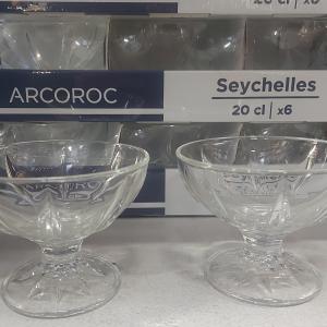ARCOROC Saychelles fagylaltkehely, 20cl, talpas, üveg, 1db