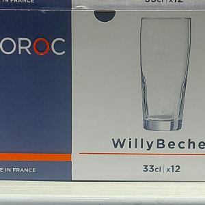 Arcoroc Willy Becher sörös pohár 33cl üveg 12db