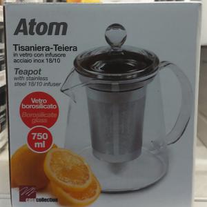 Atom teakanna 0,75l + rm filter