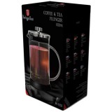 Berlinger Haus BLACK SILVER kávé-, teakészítő /török/ dugattyús 600 ml, ezüst-fekete, BH-6302