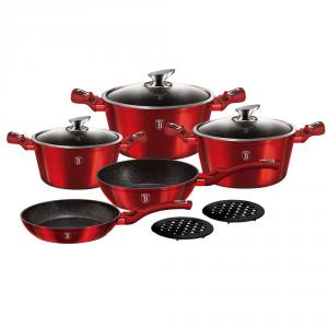 Berlinger Haus BURGUNDY edénykészlet 10 db-os indukciós, BH-1222N