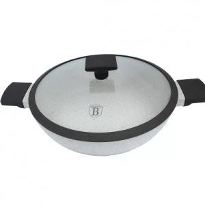 Berlinger Haus GEO bevonatos szeletsütő 28cm 2 fülű+szilikonos üveg fedő, indukciós, BH-8238