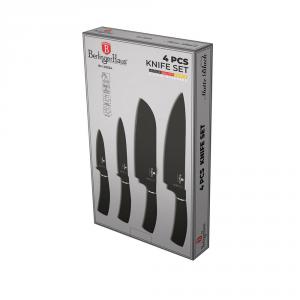 Berlinger Haus MATTE BLACK rozsdamentes  bevonatos késkészlet 4db BH-2893A