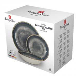 Berlinger Haus Porcelán étkészlet 18 db ASPEN (szürke), BH-10302