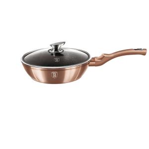 Berlinger Haus ROSE GOLD bevonatos szeletsütő+fedő 24cm dobozos indukciós, BH-1517N
