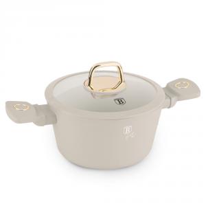 Berlinger Haus SAHARA bevonatos lábos 20×10,4cm 2,5l+üvegfedő BH-8070 indukciós