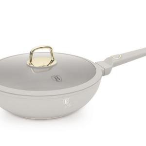Berlinger Haus SAHARA bevonatos wok nyeles +üveg fedő 28 cm indukciós BH-8064