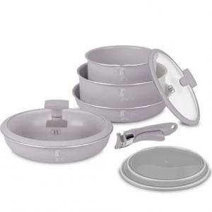 Berlinger Haus Taupe bevonatos edénykészlet, indukciós CLICK IT,  9db, BH-8255