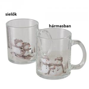 B.G.2061000 Üvegbögre 320ml, hóemberes, Frosty