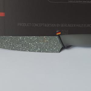 BH Marble coating szakács kés, 32cm (él: 20cm), nem dobozos