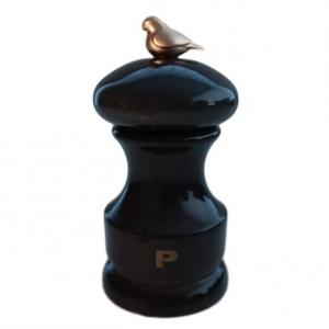 Bisetti Borsdaráló 11cm /fa/ BLACK LAQUERED, madaras