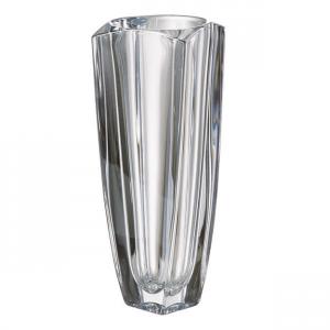 BOHEMIA AREZZO kristály váza, átlátszó, 33 cm