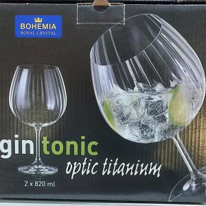 Bohemia Gin Tonic pohár, bordázott, 2x820ml
