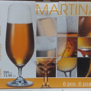 Bohemia Martina talpas sörös pohár, 395ml, 6db