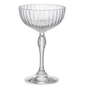 Bormioli Rocco AMERICA 20s COCKTAIL Coupe talpas kehely 22cl 6db160mm