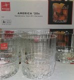Bormioli Rocco America 20s DOF whiskys pohár, 37 cl, 6 db